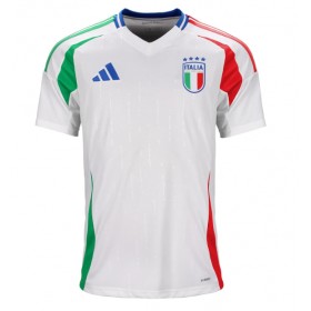 Herren Fußballbekleidung Italien Auswärtstrikot EM 2024 Kurzarm
